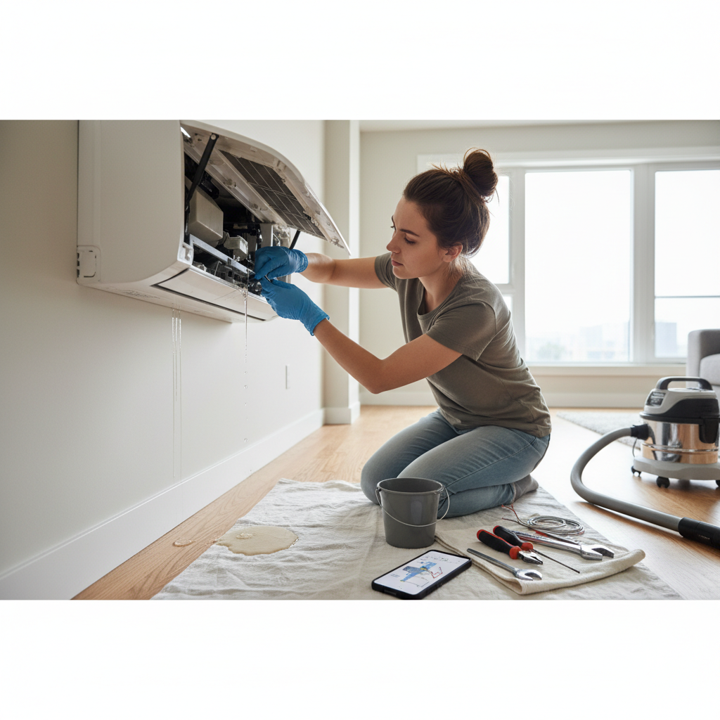 How to Fix a Leaking AC Unit Inside Your Home: A DIY Guide